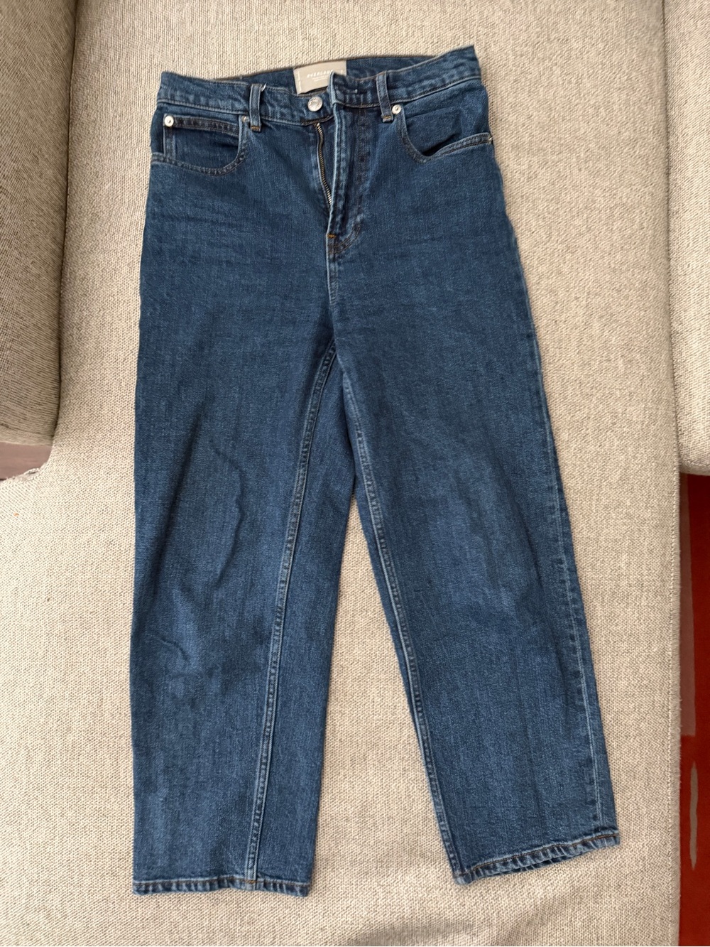 Everlane the way high Jean crop / Classic High-Rise Women's Jeans in Dark Blue